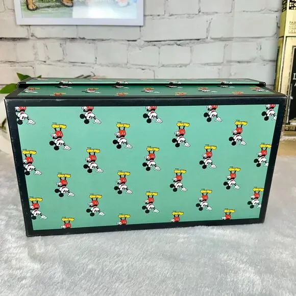 SOLD!! Gucci X Disney Mickey Mouse Large Shoe Box and dust bag STORAGE or decor! - Picture 5 of 10